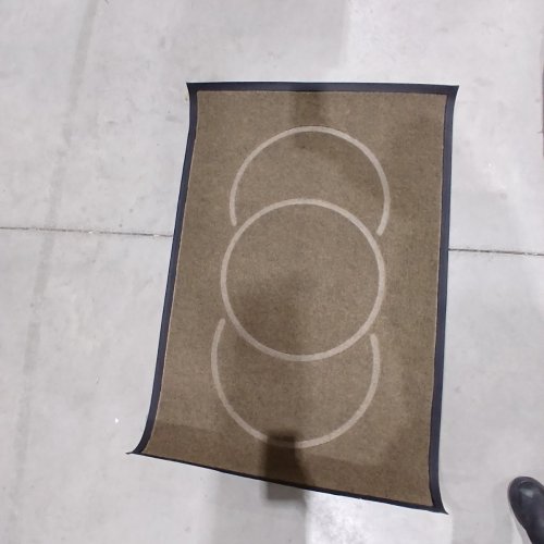 VEVOR MODERN STYLISH COMMERCIAL FLOOR MAT FOR INDOOR / OUTDOOR - 47" X 32" - BROWN/BLACK (MODEL: FRTTWTSKU7) image 2