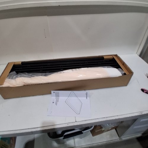 AMAZON BASICS SMART BOX SPRING BED BASE - TWIN - 5" - BLACK/WHITE (MODEL: B07K6H8K68) image 2