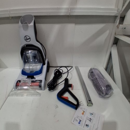 HOOVER CORDED POWERDASH PET COMPACT LIGHTWEIGHT CARPET CLEANER - WHITE/BLUE (MODEL: FH50705VCD) image 3