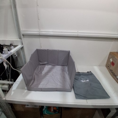 COLLAPSIBLE PET LITTER BOX - 22.4" X 15.2" X 12" - GRAY image 2