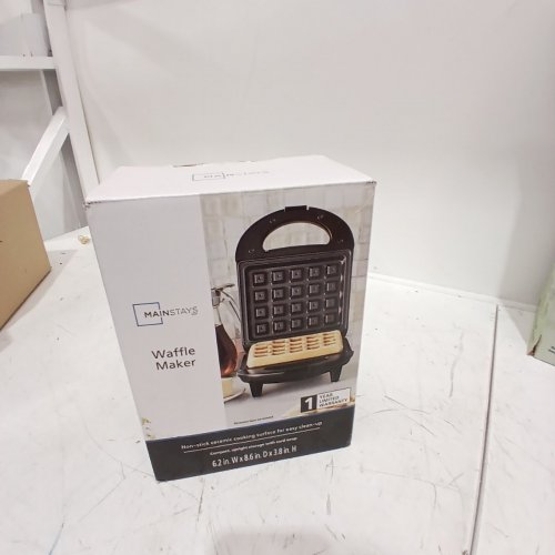 MAINSTAYS SINGLE WAFFLE MAKER - 120V - 600W - MATTE BLACK (MODEL: MS-78CN) image 5