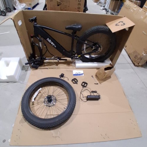 HIBOY P6 FAT TIRE ELECTRIC BIKE FOR OFF-ROAD TRAILS - 32KM/H - 48 V - 26" - BLACK (MODEL:HIBAY P6) image 4
