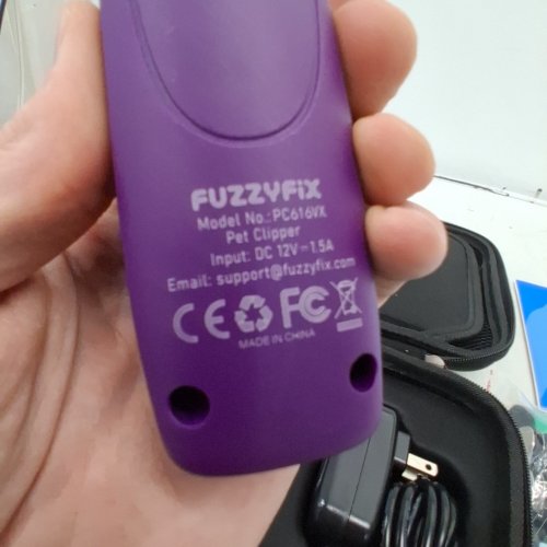 FUZZYFIX PET CLIPPER DOG GROOMING KIT - 2 SPEEDS - PURPLE (MODEL: PC616VX) image 3