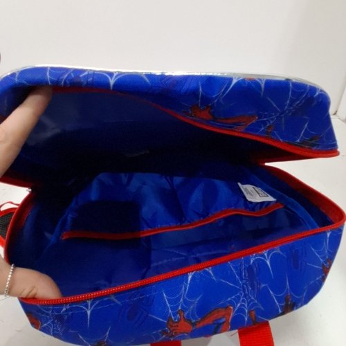2PC SPIDERMAN BACKPACK AND LUNCHBOX SET - RED/BLUE image 3