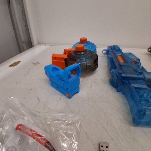 2PC TRENDY TOYS ELECTRIC WATER GUNS - BLUE/GREY image 4