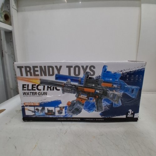 2PC TRENDY TOYS ELECTRIC WATER GUNS - BLUE/GREY image 5
