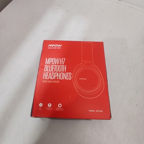 MPOW H7 BLUETOOTH OVER EAR HEADPHONES - BLACK (MODEL: BH162C) image 5