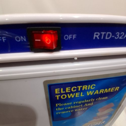 2-IN-1 DUAL CABINET TOWEL WARMER & UV STERILIZER - 32L CAPACITY (~100 FACE TOWELS) - WHITE (MODEL: RTD-32A) image 2