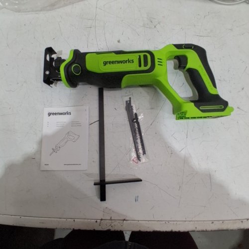 GREENWORKS CORDLESS RECIPROCATING SAW *TOOL ONLY*- 24 V - GREEN AND BLACK (MODEL: RS126) image 4