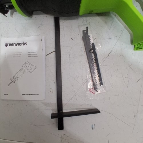 GREENWORKS CORDLESS RECIPROCATING SAW *TOOL ONLY*- 24 V - GREEN AND BLACK (MODEL: RS126) image 5