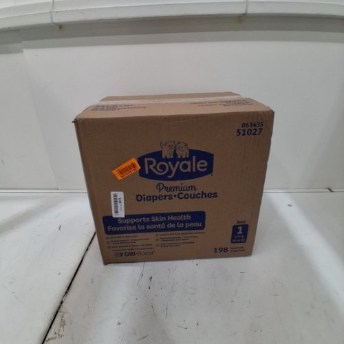 198PK ROYALE PREMIUM DISPOSABLE DIAPERS - SIZE 1 (MODEL: 51027) image 3