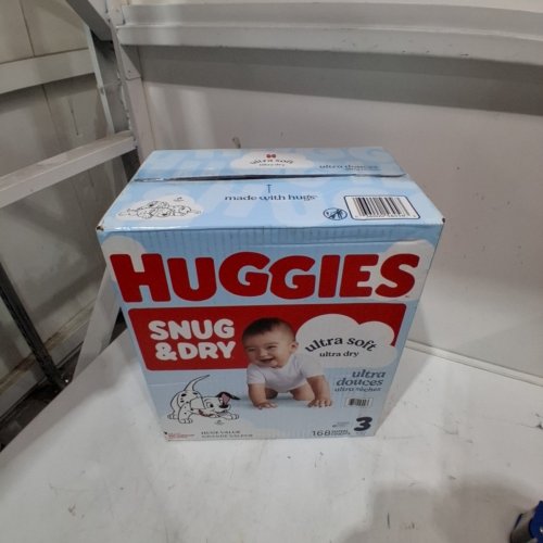 168PK HUGGIES SNUG AND DRY - SIZE 3 (12-18LB) image 3