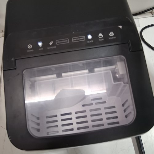 ICEMAN DUAL-SIZE ICE SELF CLEANING PORTABLE COUNTER TOP ICE MAKER - 22LBS/ 24HRS - BLACK (MODEL: RJ56-BUL-12) image 2