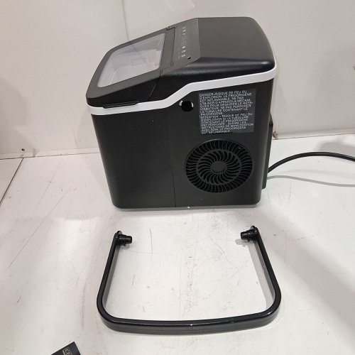 ICEMAN DUAL-SIZE ICE SELF CLEANING PORTABLE COUNTER TOP ICE MAKER - 22LBS/ 24HRS - BLACK (MODEL: RJ56-BUL-12) image 9