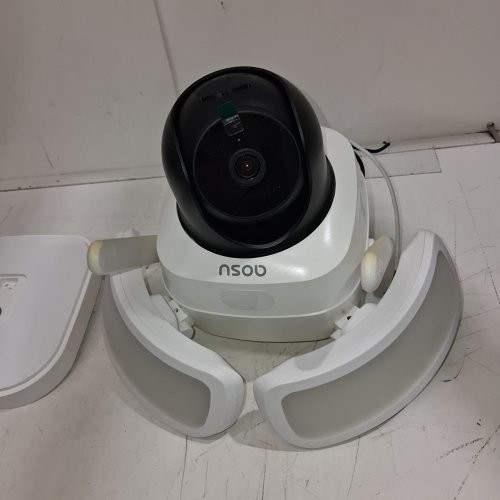 AOSU OUTDOOR FLOODLIGHT CAMERA PRO - WIRED, 3K UHD, 360º COVERAGE, AI MOTION-ACTIVATED, NIGHT VISION - WHITE (MODEL: ‎L5P2CA11) image 2