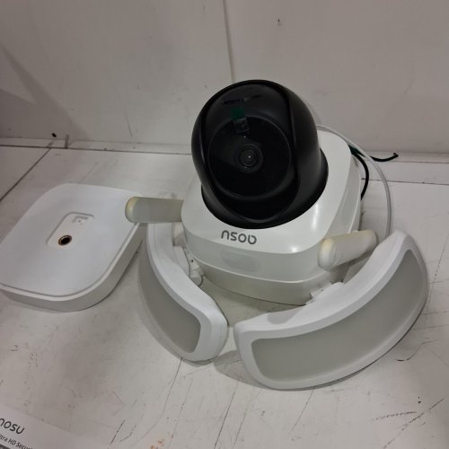 AOSU OUTDOOR FLOODLIGHT CAMERA PRO - WIRED, 3K UHD, 360º COVERAGE, AI MOTION-ACTIVATED, NIGHT VISION - WHITE (MODEL: ‎L5P2CA11) image 3