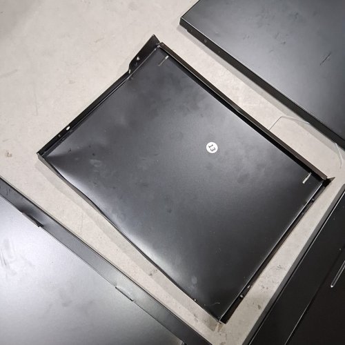 AOBABO METAL MOBILE FILING CABINET WITH 2 DRAWERS - BLACK (MODEL: THZMJ-005B) image 6