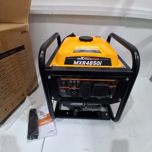 MAXPEEDING RODS INVERTER GAS POWERED RV GENERATOR - 17.9" X 14.7" X 17.1" - 120V - BLACK/YELLOW (MODEL: MXR4850I) image 2