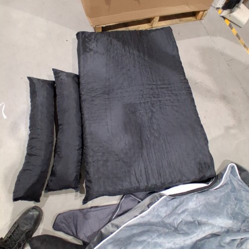 ORTHAPEDIC DOG BED WITH REMOVEABLE COVER - 45" X 28" GREY image 4