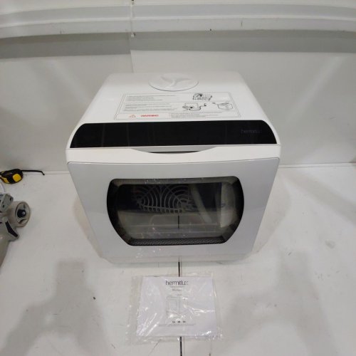 HERMITLUX COUNTERTOP DISHWASHER WITH 5 WASHING PROGRAMS - 950W - WHITE (MODEL: HMX-DW03) image 3