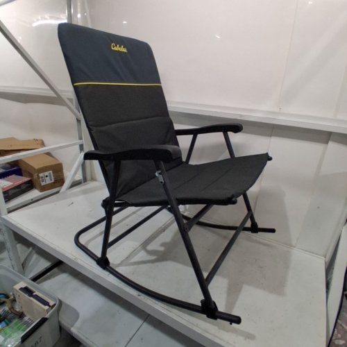 BPS BIG OUTDOORSMAN ROCKER CAMP CHAIR - BLACK (MODEL: 3491153) image 4