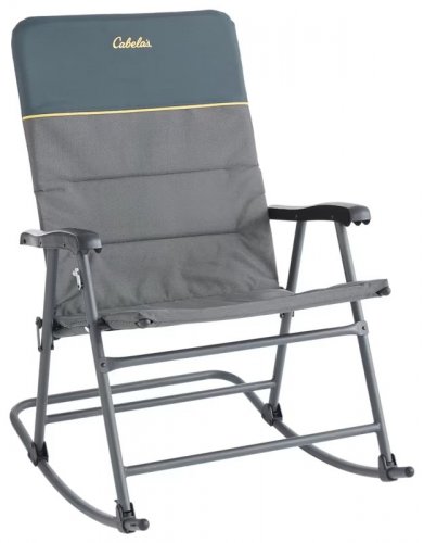 BPS BIG OUTDOORSMAN ROCKER CAMP CHAIR - BLACK (MODEL: 3491153) image 2
