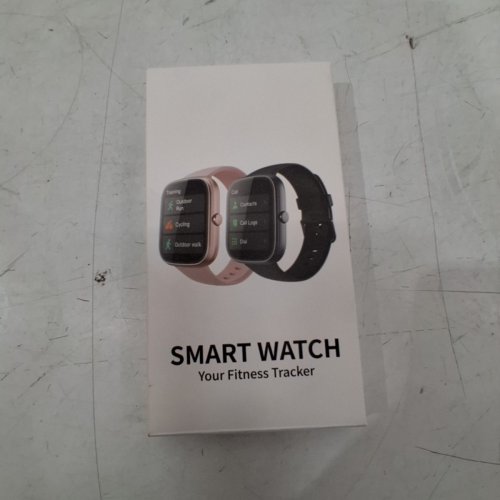 SMART WATCH FITNESS TRACKER - 1.91" HD SCREEN, HEART RATE/SLEEP MONITOR, SPO2, IP68 WATERPROOF, STEP COUNTER, FOR ANDROID/IOS - BLACK (MODEL: T60) image 4