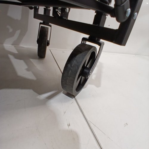 INBRAVE COLLAPSIBLE WAGON CART WITH MESH POUCH - 220 LBS CAPACITY - BLACK image 3