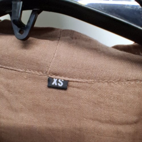 WAIST TIE KIMONO - EXTRA SMALL - BROWN image 3