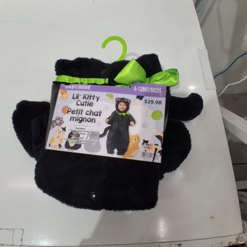 PALAMON LIL' KITTY CUTIE COSTUME - 6-12 MONTHS - BLACK image 2