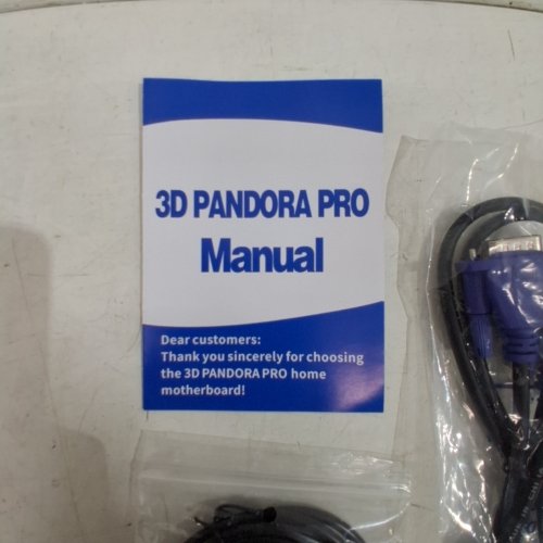 32000-IN-1 PLUG AND PLAY ARCADE GAMES CONSOLE - BLUE/BLACK (MODEL: 3D PANDORA PRO) image 2