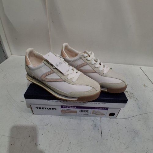WOMEN'S TRETORN JOGGER SNEAKERS - SIZE 8 - IVORY/PINK (STYLE: 1880382) image 2
