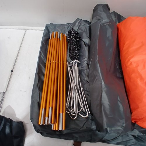 HILLMAN CAMPING TENT - 2 PERSON - ORANGE AND GRAY image 3