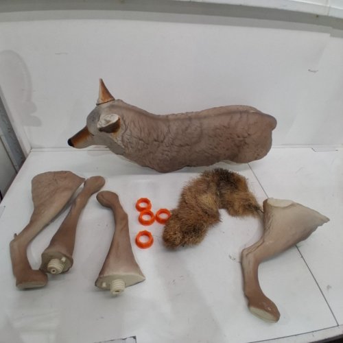 FLAMBEAU LONE HOWLER COYOTE DECOY (MODEL: 5985MS-1) image 2