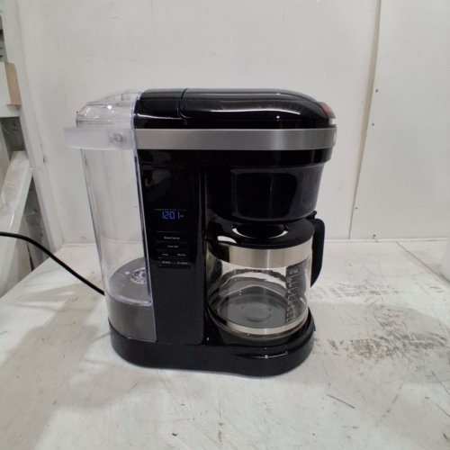 KITCHENAID DIGITAL DRIP COFFEE MAKER - 12 CUP GLASS CARAFE - BLACK (MODEL: KCM1208OB) image 4