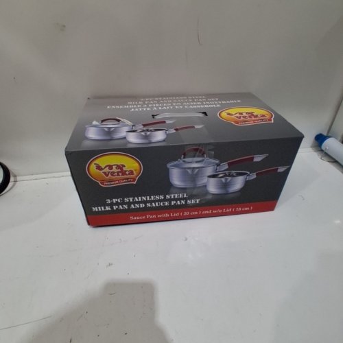 3PC VERKA MILK AND SAUCE PAN - STAINLESS STEEL ( MODEL:1801162) image 4