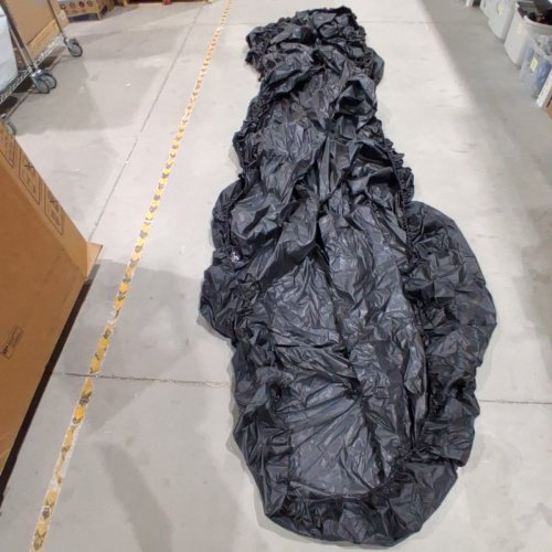 LARGE FITTED COVER FOR VEHICLE, ATV, TRAILER - 13FT X 3FT - BLACK image 3