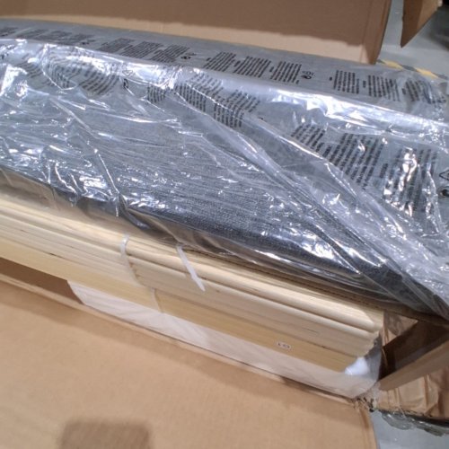 ALLEWIE LIFT UP HYDRAULIC STORAGE BED FRAME - FULL - LIGHT BEIGE (MODEL:USAN1040288BB-4) image 5