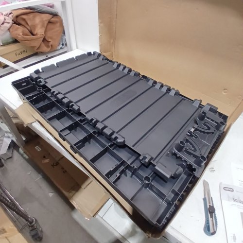 KETER KENTWOOD 50 OUTDOOR WEATHER RESISTANT UV RESIN STORAGE DECK BOX - 190L - BLACK (MODEL: 17213055) image 2