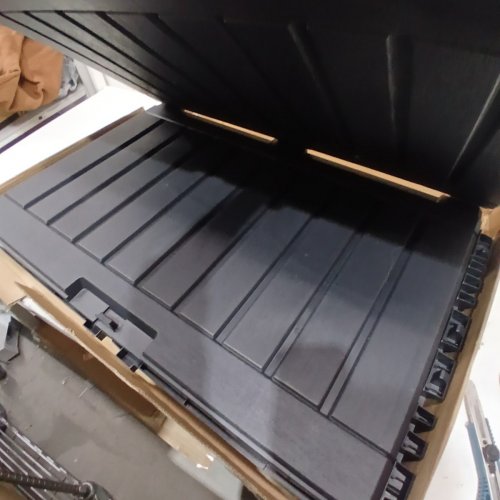 KETER KENTWOOD 50 OUTDOOR WEATHER RESISTANT UV RESIN STORAGE DECK BOX - 190L - BLACK (MODEL: 17213055) image 3