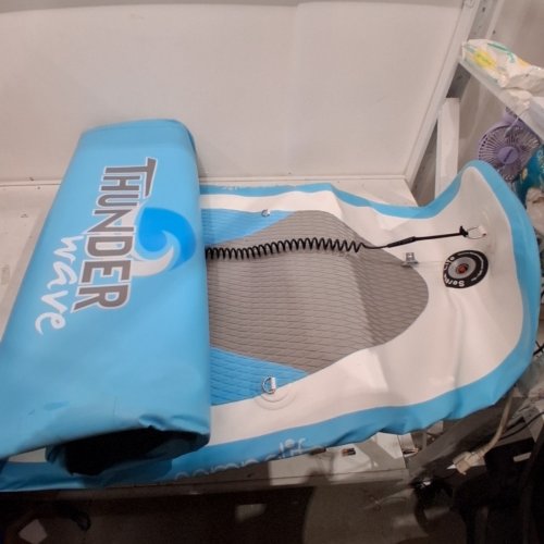 SERENELIFE THUNDER WAVE INFLATABLE STAND-UP PADDLEBOARD - 10FT - BLUE AND WHITE (MODEL: SLSUPB11) image 3
