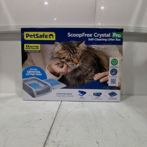 PETSAFE SCOOP-FREE SELF-CLEANING AUTOMATIC LITTER BOX - GREY (MODEL: PAL19-17124) image 4