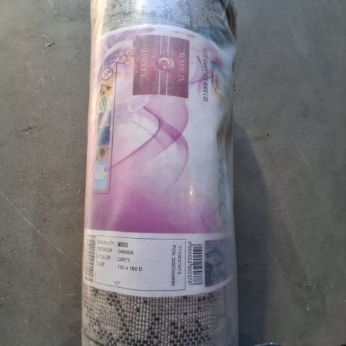 ELITE CARPETS & RUGS LTD MEXICO AREA RUG - GREY/BLUE - 4FT X 6FT (MODEL: 04680A) image 2