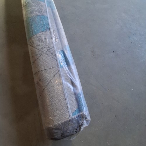 ELITE CARPETS & RUGS LTD MEXICO AREA RUG - GREY/BLUE - 4FT X 6FT (MODEL: 04680A) image 4