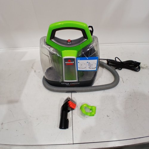 BISSELL LITTLE GREEN PORTABLE DEEP CLEANING VACUUM - 37OZ TANK MAX - GREEN/GREY (MODEL : 2513B) image 3