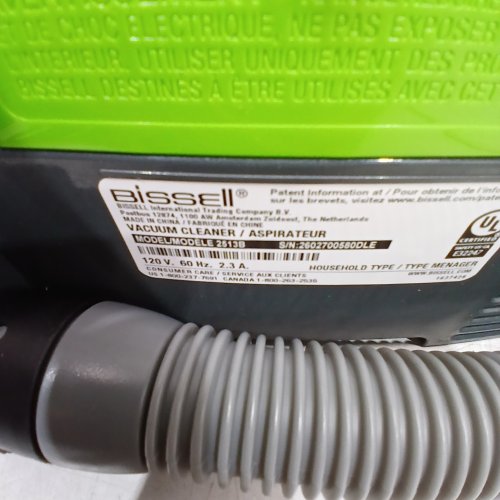 BISSELL LITTLE GREEN PORTABLE DEEP CLEANING VACUUM - 37OZ TANK MAX - GREEN/GREY (MODEL : 2513B) image 7