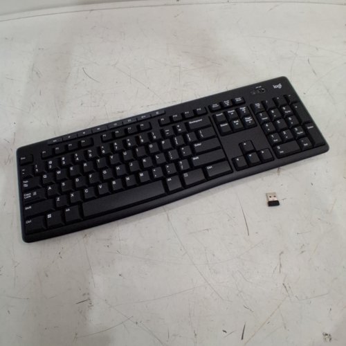 LOGITECH WIRELESS FULL SIZE KEYBOARD - 2.4 GHZ - BLACK (MODEL: K270) image 3