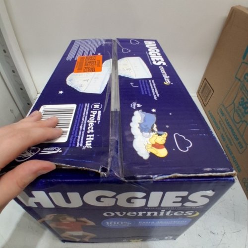 72PK HUGGIES OVERNITES NIGHT-TIME DISPOSABLE DIAPERS - DISNEY BABY WINNIE-THE-POOH - SIZE 6 (35+ LBS) - (MODEL: 00036000544329) image 3