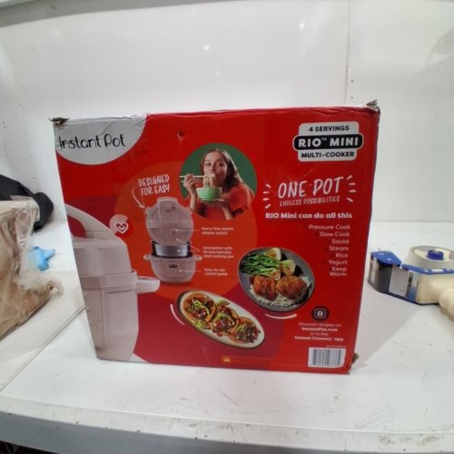 INSTANT POT 7-IN-1 RIO MINI MULTI-COOKER WITH PRESSURE COOK, SLOW COOK, SAUTÉ, STEAM, RICE MAKER, YOGURT MAKER & WARMER - 4QT - ROSEWATER PINK (MODEL: RIPC41-RE) image 5