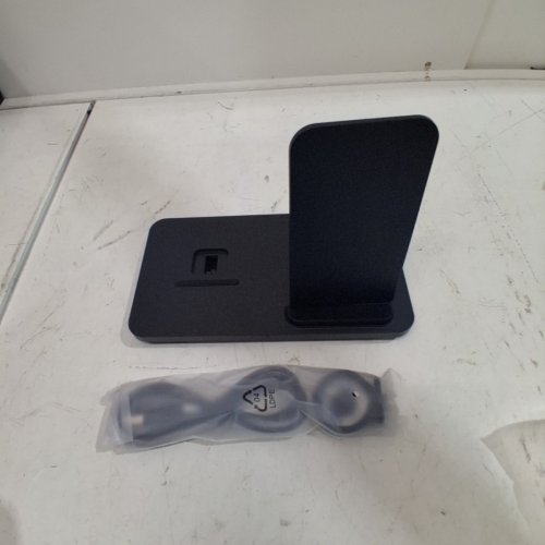 SENEO 2 IN 1 WIRELESS CHARGER STAND FOR APPLE IPHONE AND WATCH - 7.5W - BLACK - (MODEL: PA193B) image 3